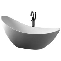 irregular shape mobile quartz solid surface stone bathtub